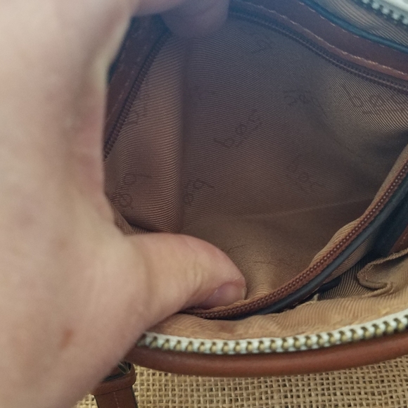 BOC cream and brown messenger bag - Picture 7 of 11